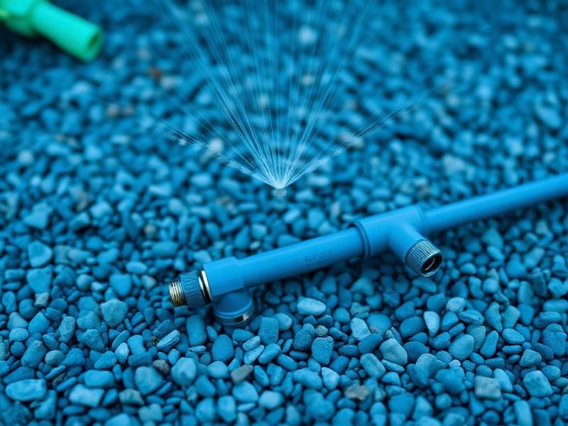 Garden irrigation sprinkler and drip tubing with fittings — Irrigation supplied by Qutbi Trading W.L.L